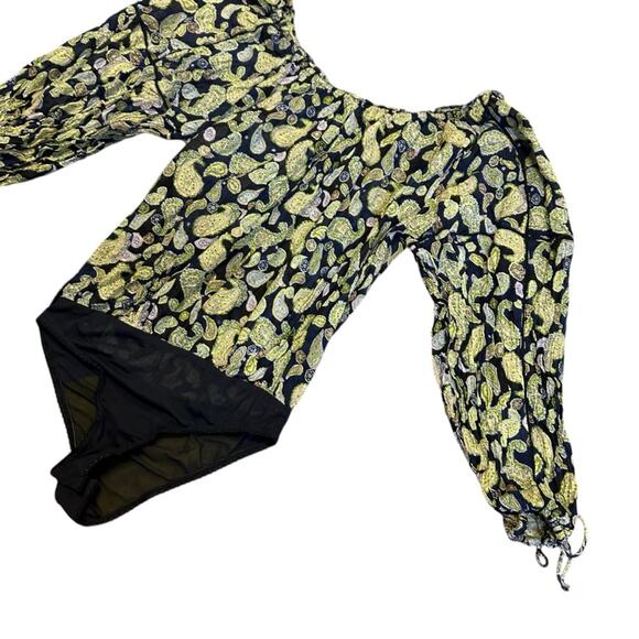 Intimately Free People Sundown Paisley Bodysuit Size Small - Picture 4 of 15